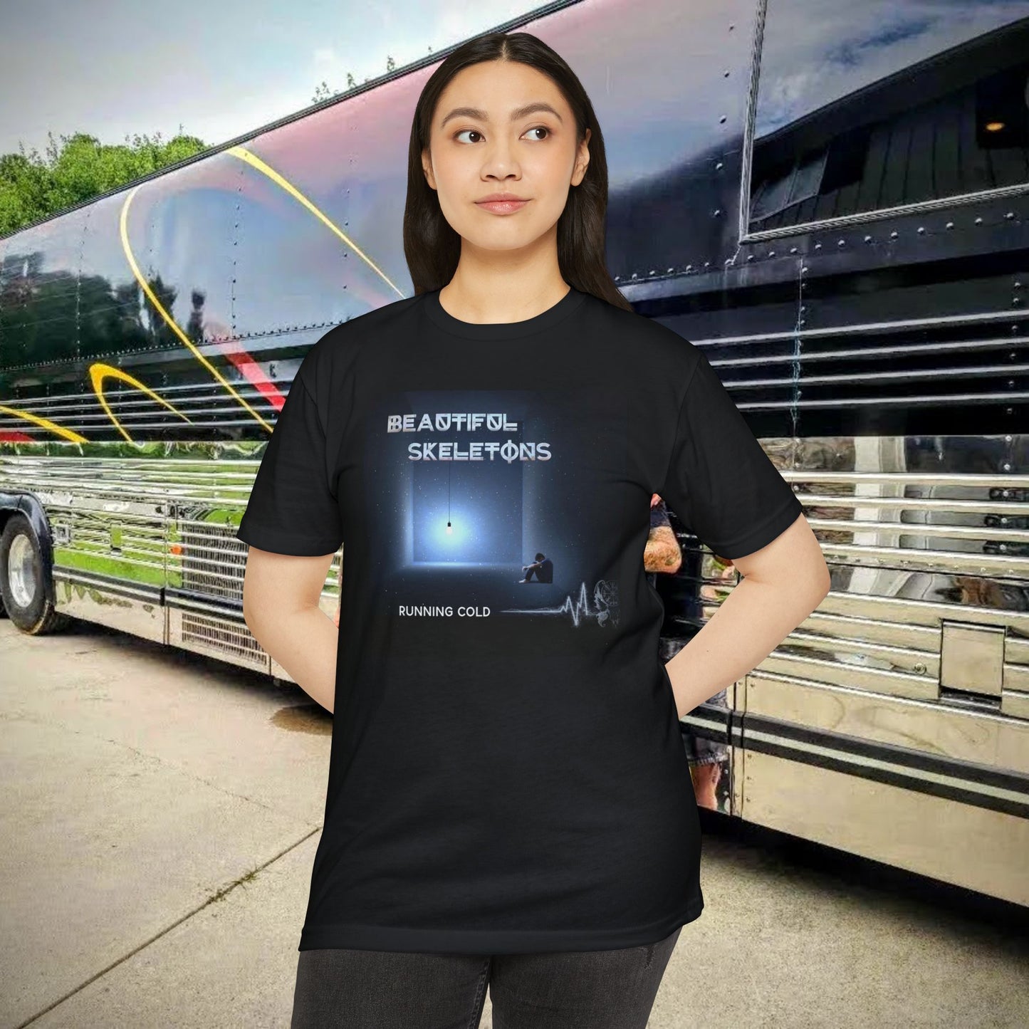 NEW! 'Running Cold'  Beautiful Skeletons T-Shirt