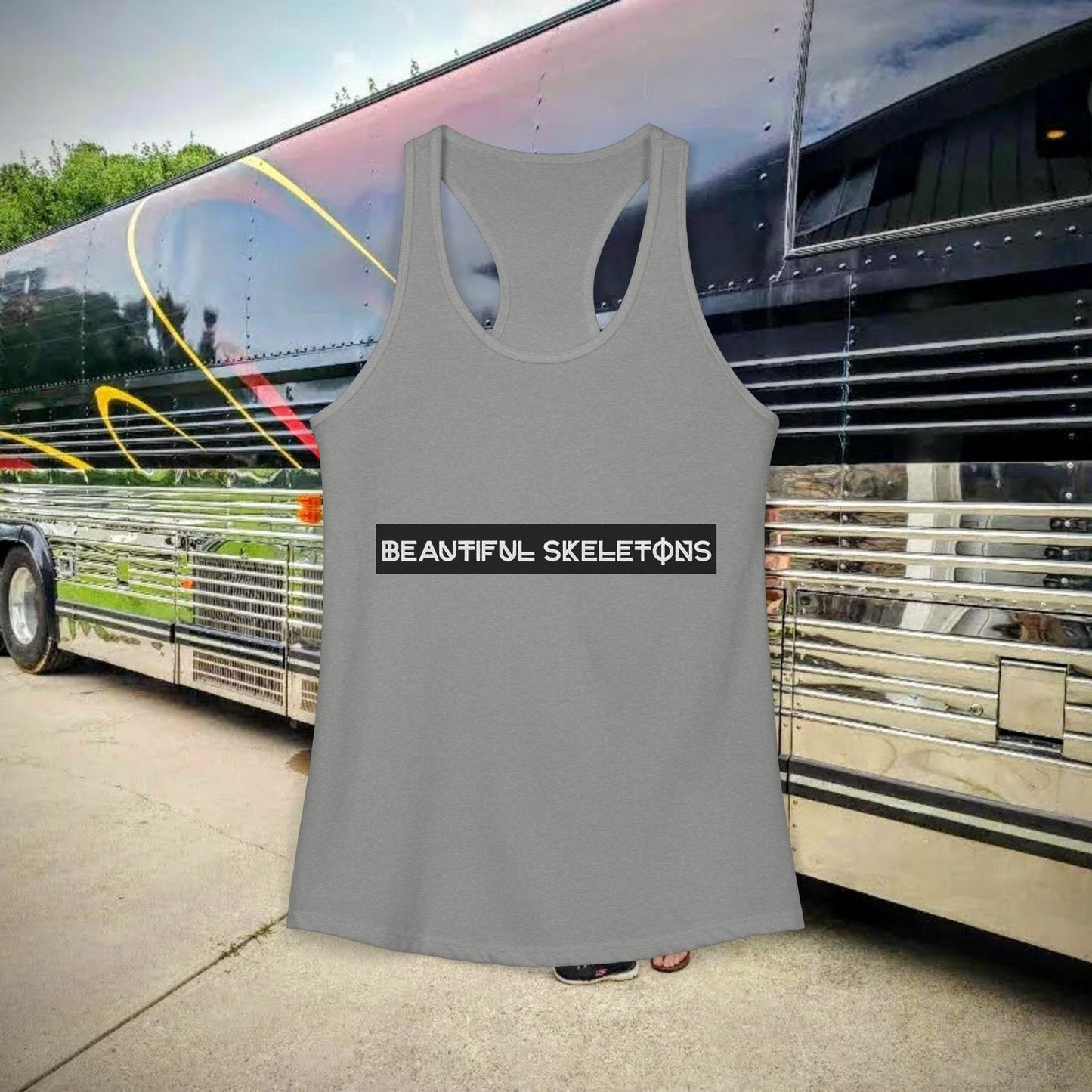 Beautiful Skeletons women's racer-back tank