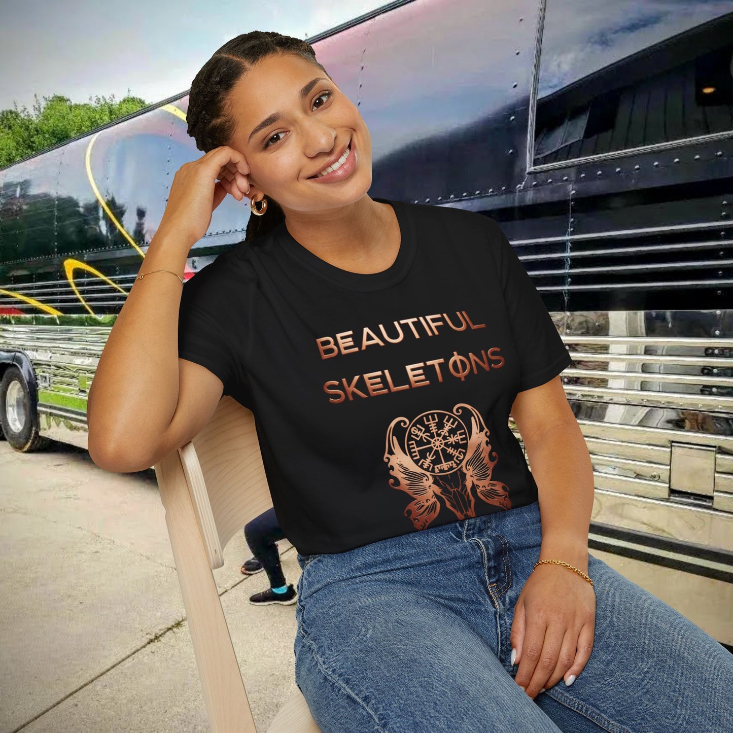 Beautiful Skeletons soft style T-shirt