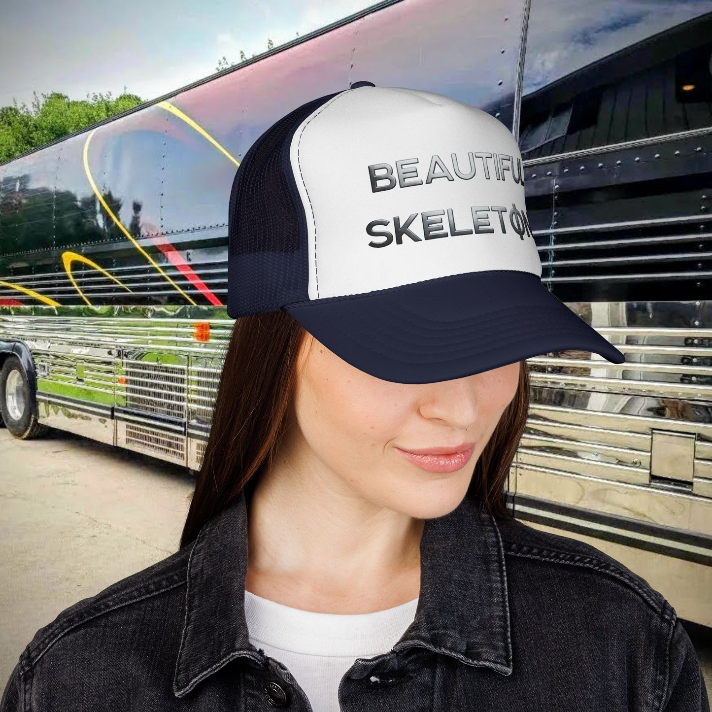 Skelly Mesh Trucker Hat