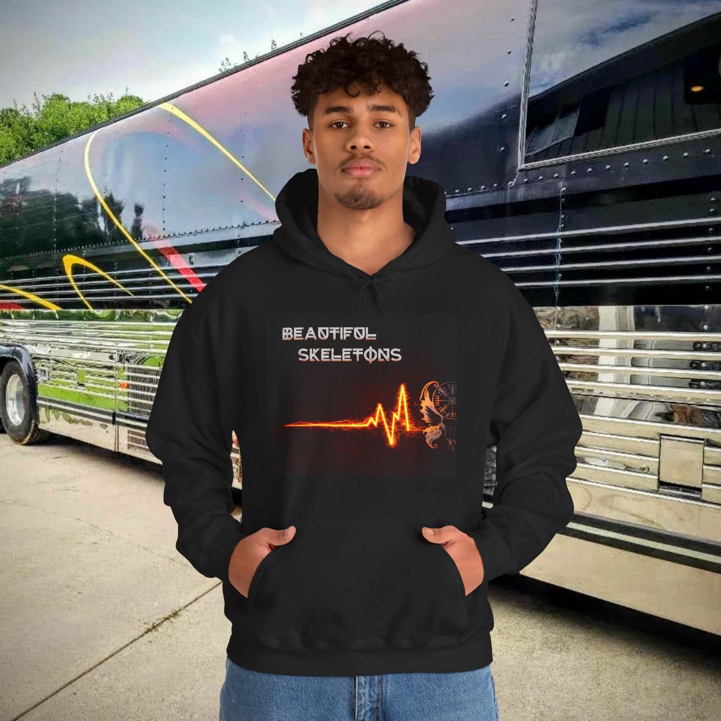 Pulse Line Scar - Unisex Hoodie