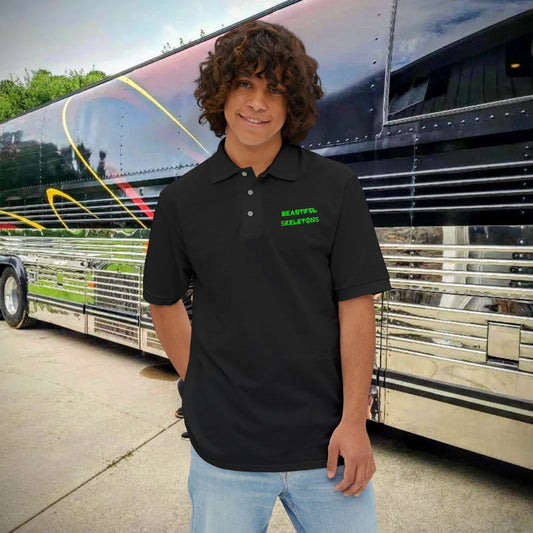Green Skelly Crew Men's Polo