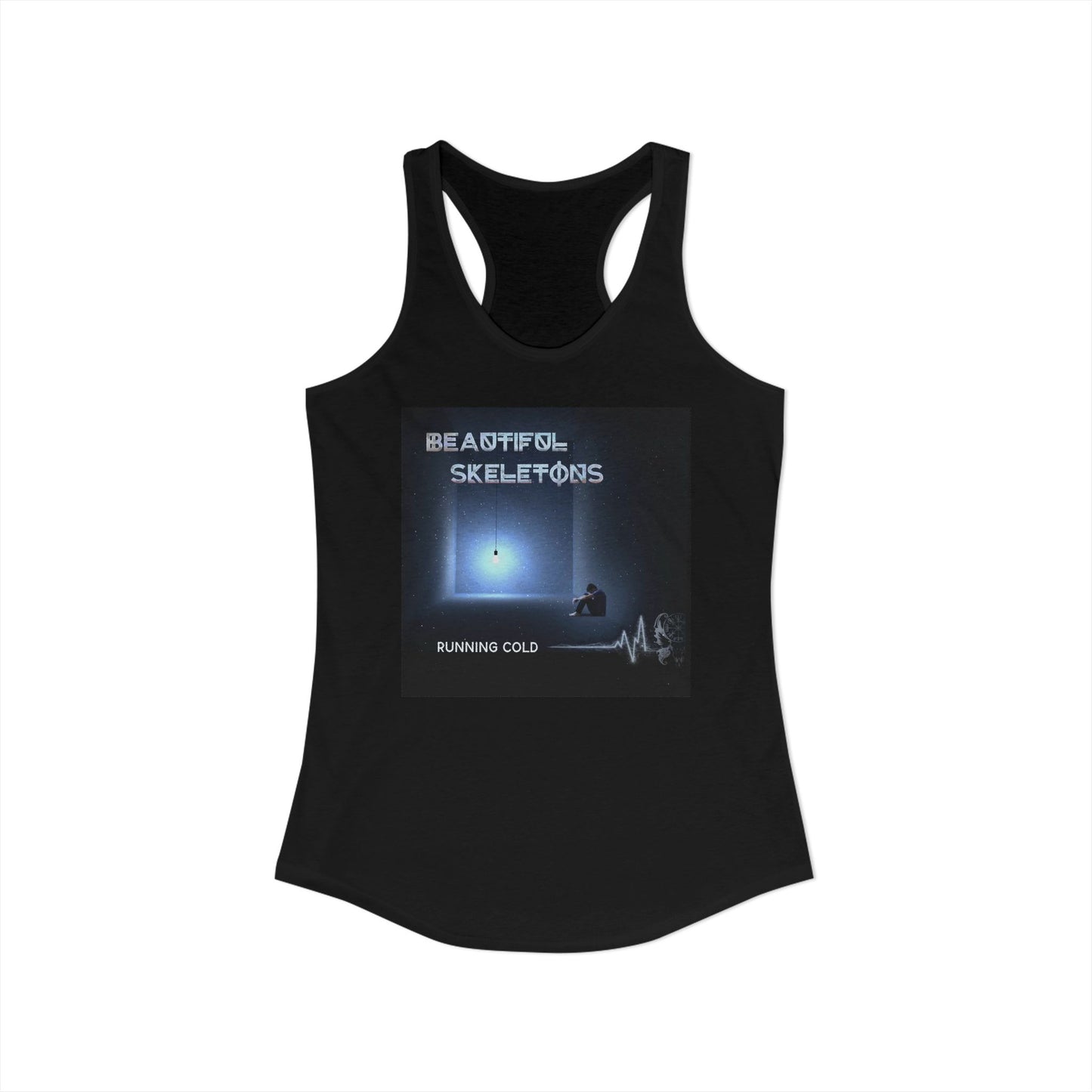 NEW! 'Running Cold'  Beautiful Skeletons Women's Racerback Tank