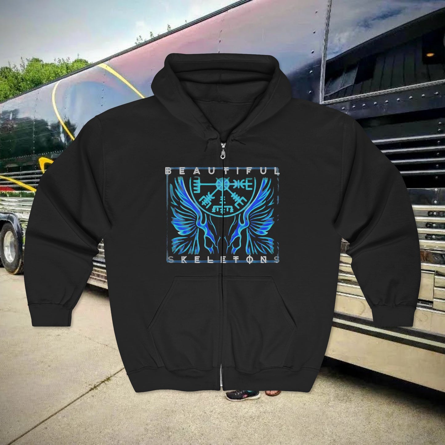 Beautiful Skeletons Zip-up Hoodie