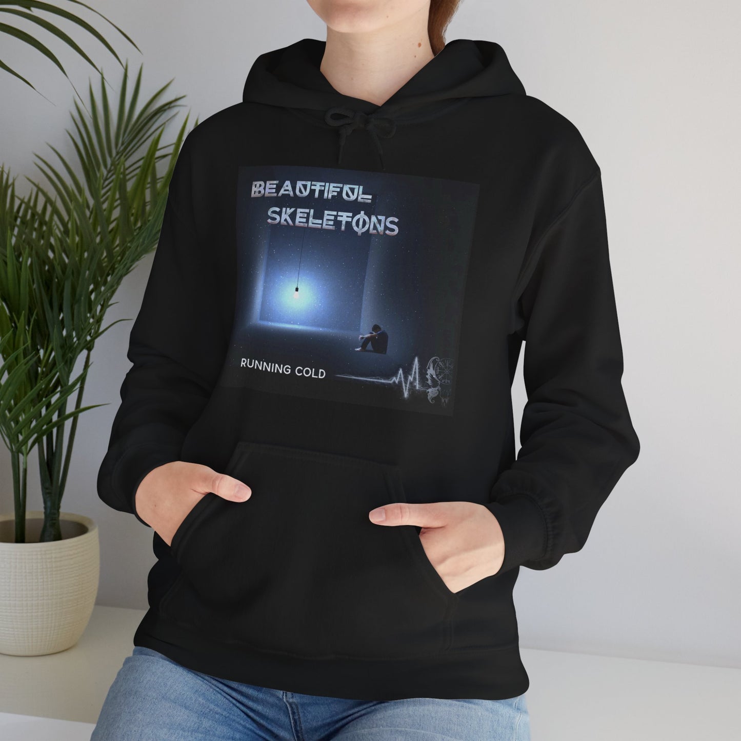 New! 'Running Cold' Beautiful Skeletons Unisex Hoodie