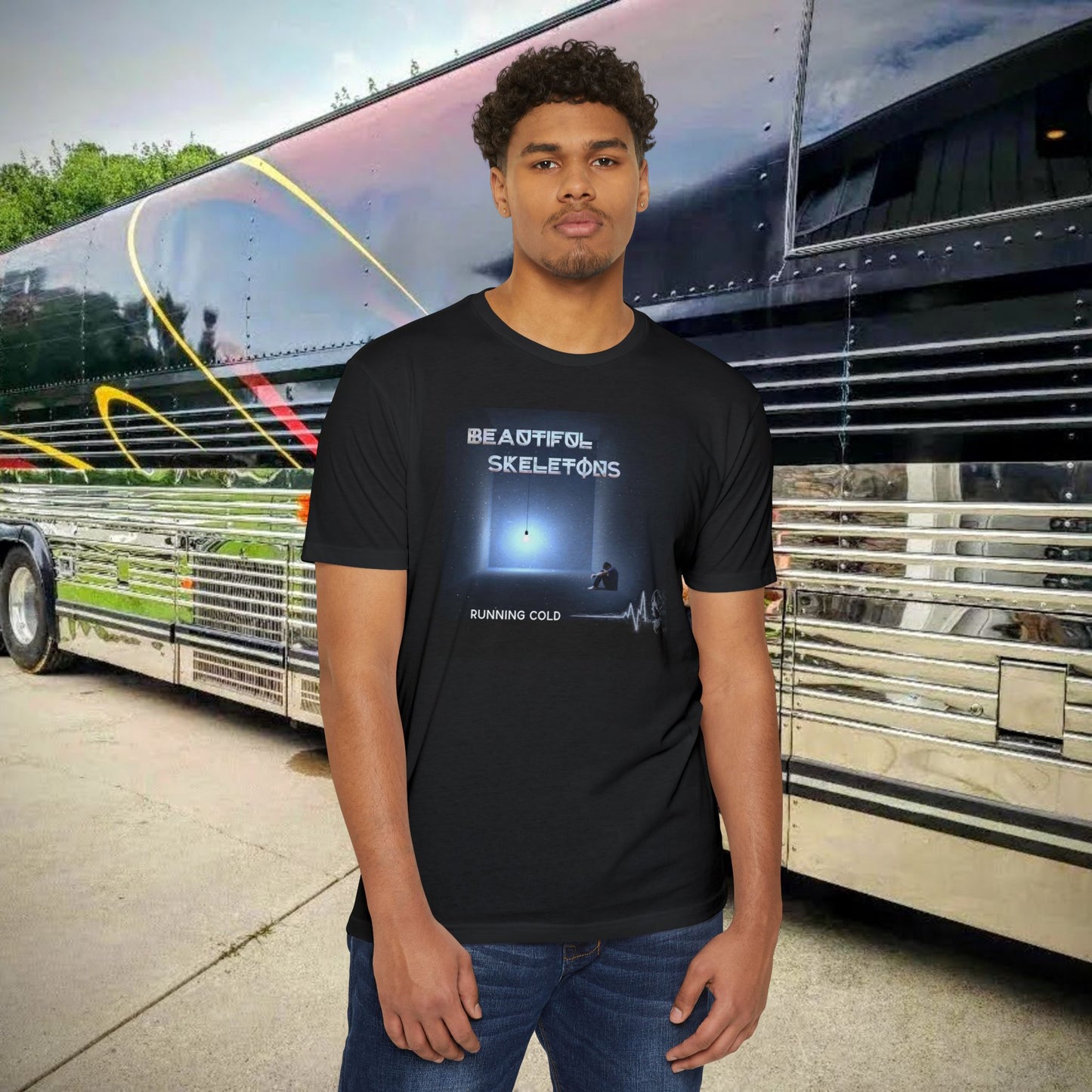NEW! 'Running Cold'  Beautiful Skeletons T-Shirt