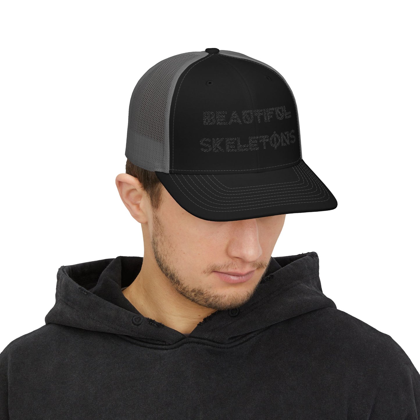 Beautiful Skeletons Snapback Trucker Hat