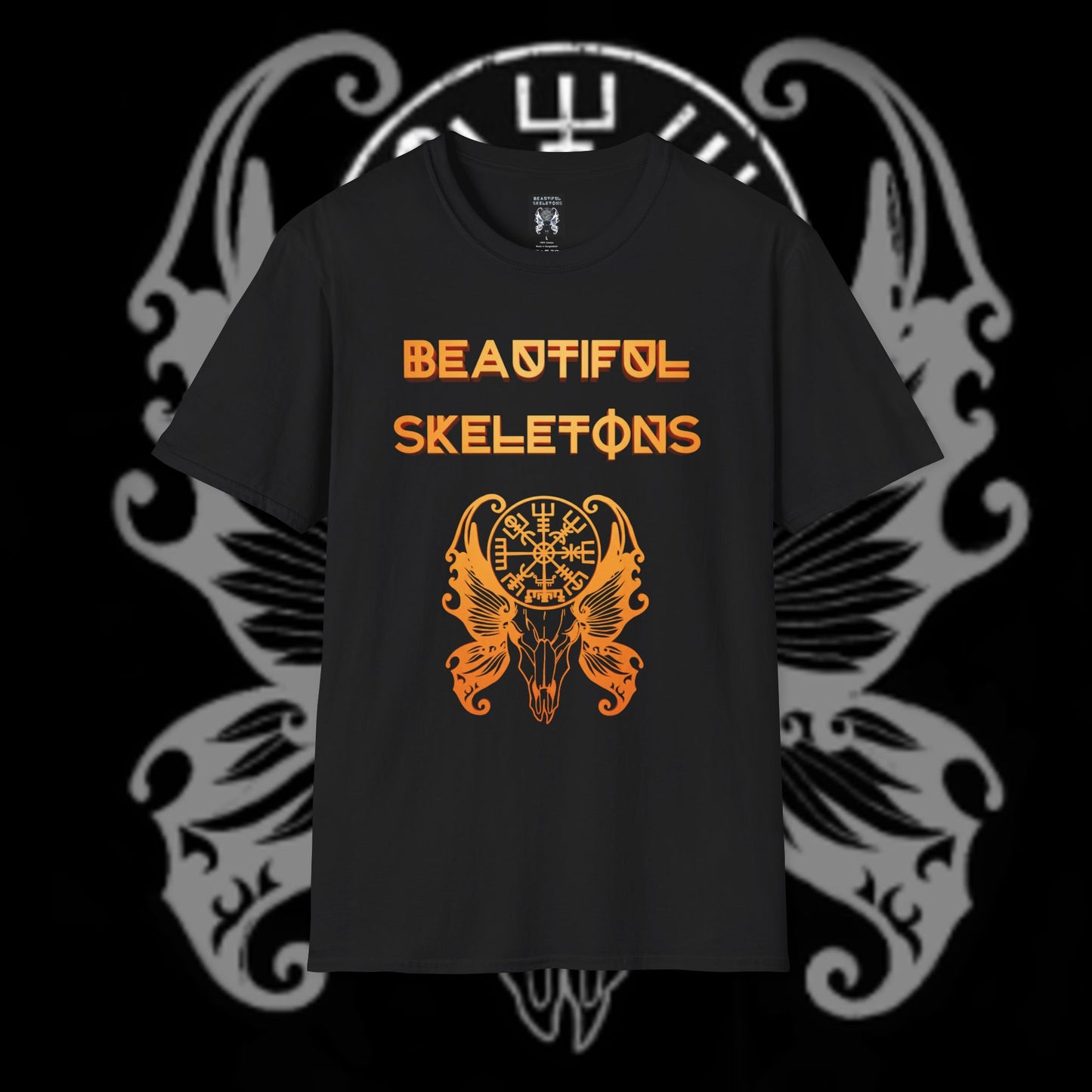 Beautiful Skeletons Orange logo T-Shirt