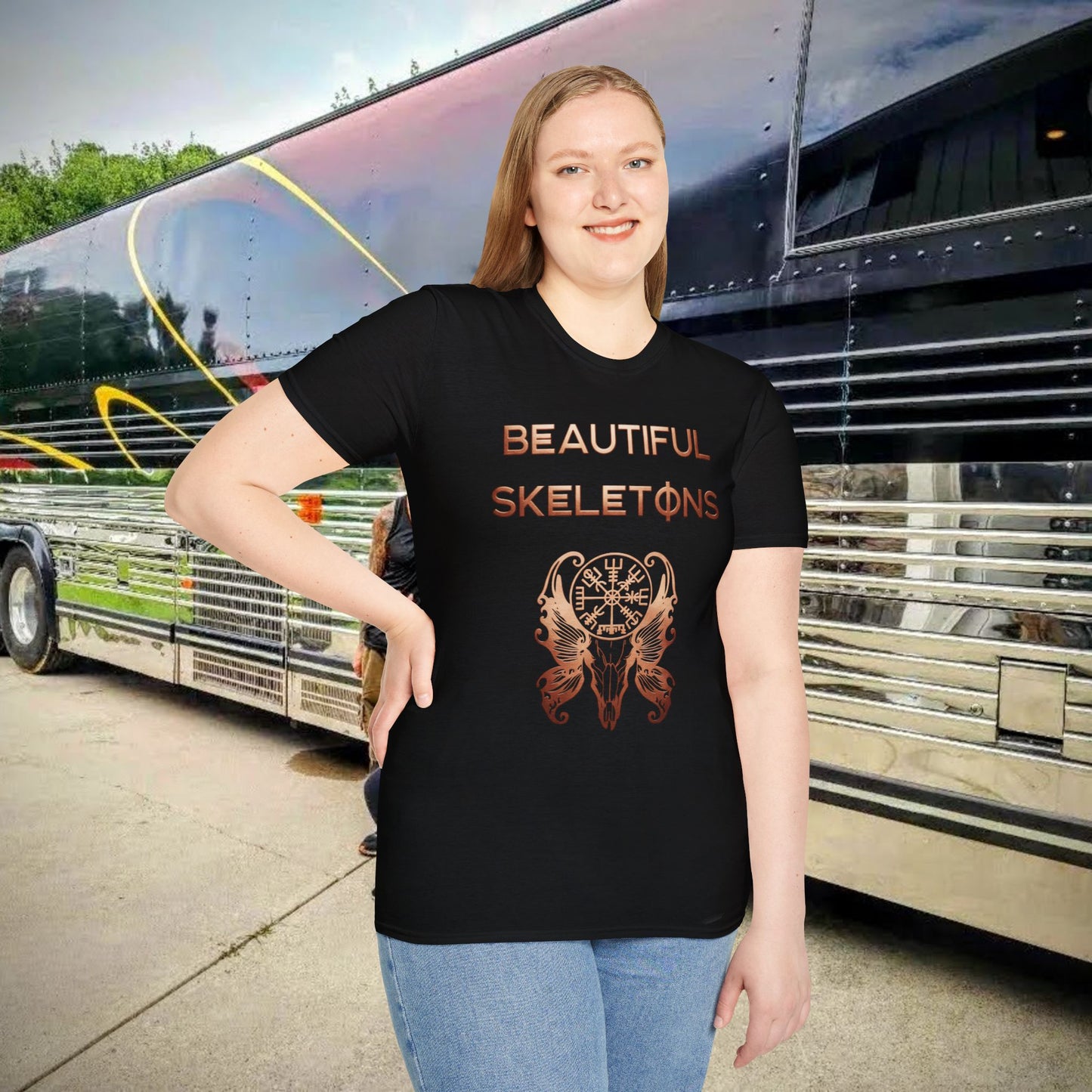 Beautiful Skeletons soft style T-shirt