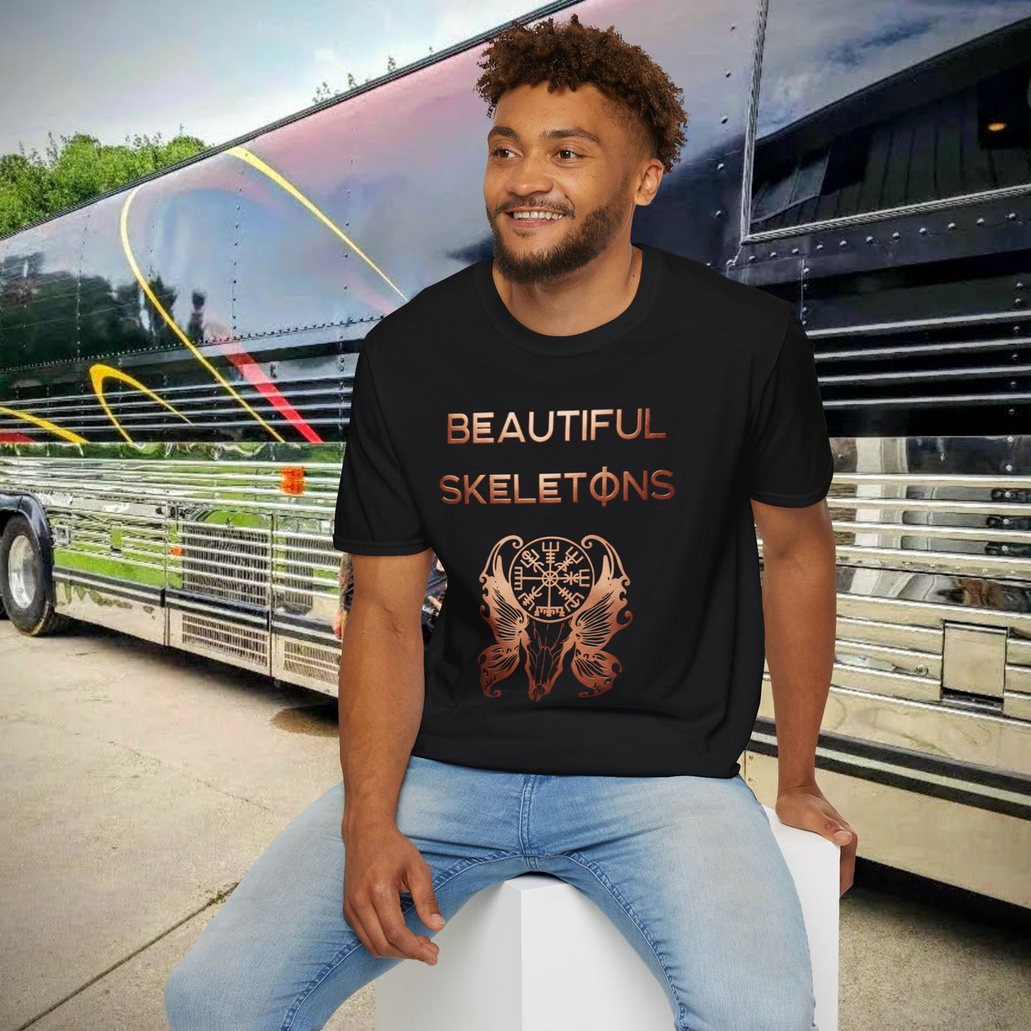 Beautiful Skeletons soft style T-shirt