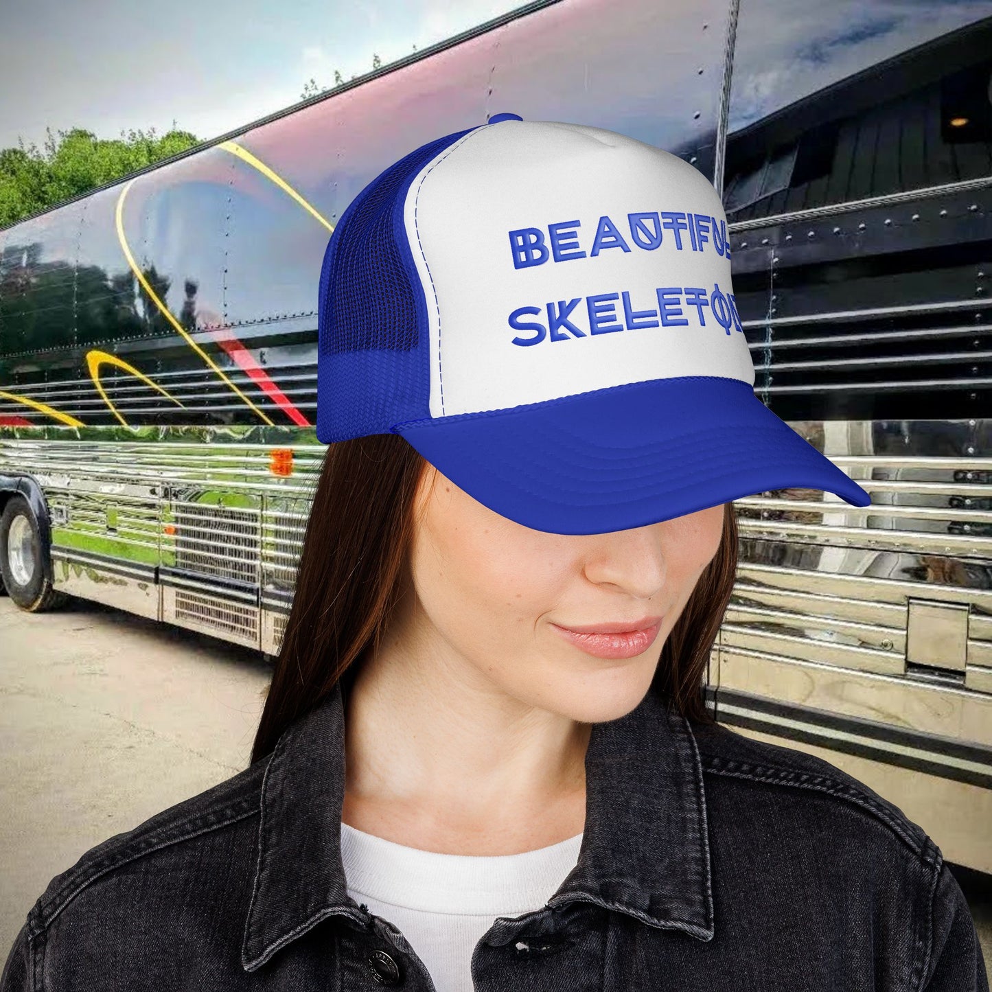 Skelly Mesh Trucker Hat