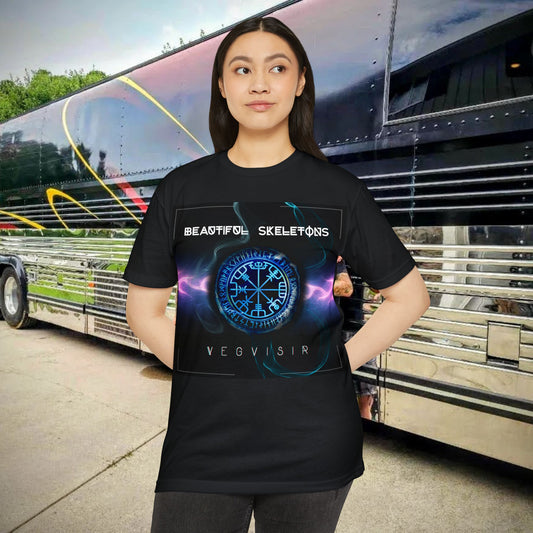 Beautiful Skeletons VEGVISIR - unisex T-shirt