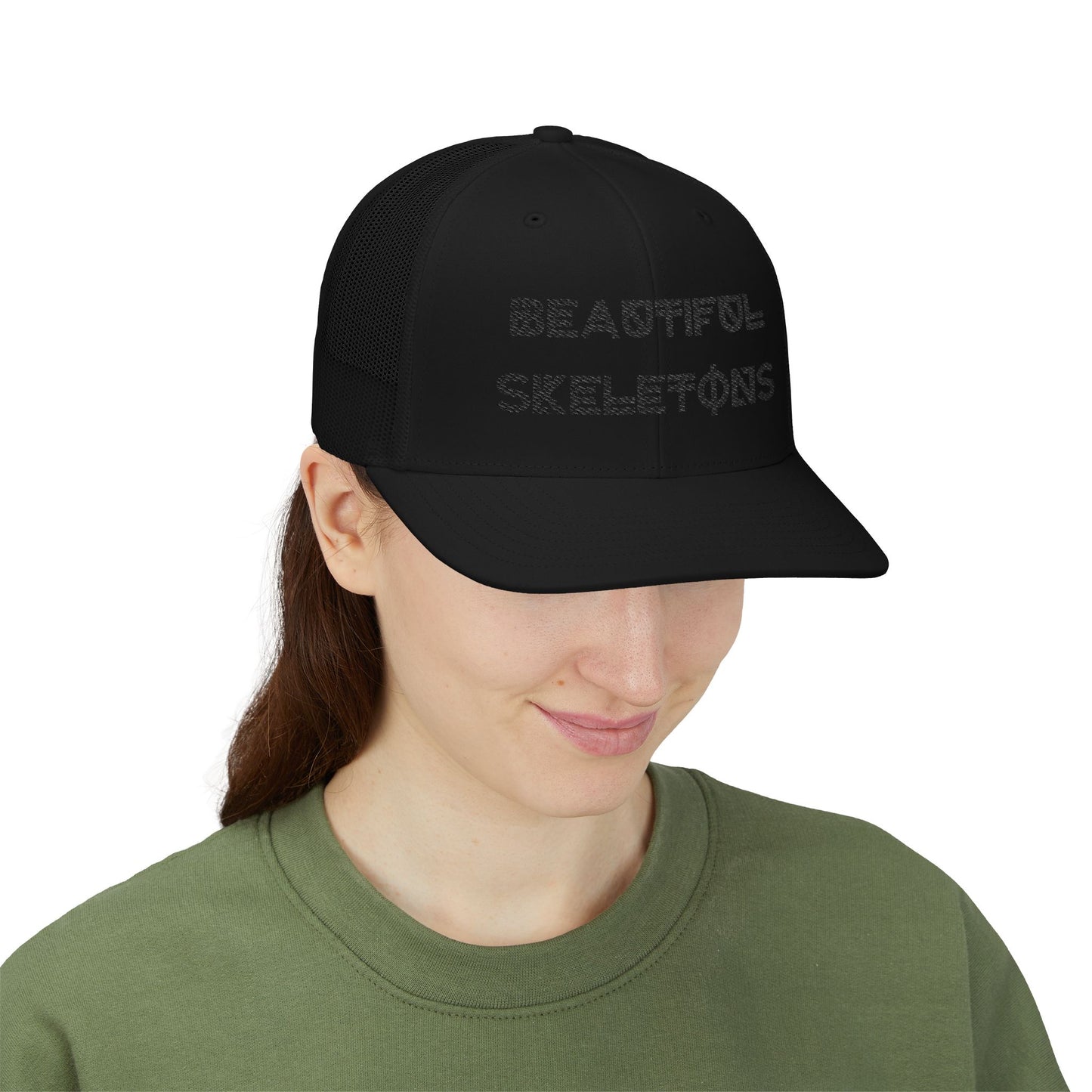 Beautiful Skeletons Snapback Trucker Hat