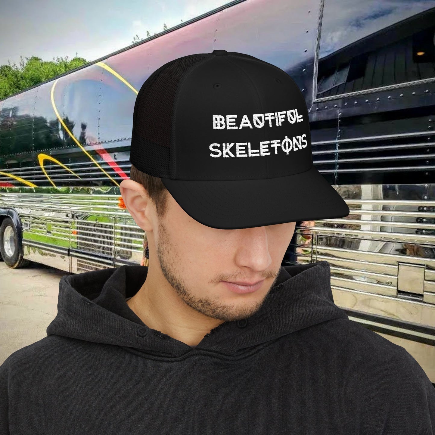 Beautiful Skeletons Embroidered  Cap