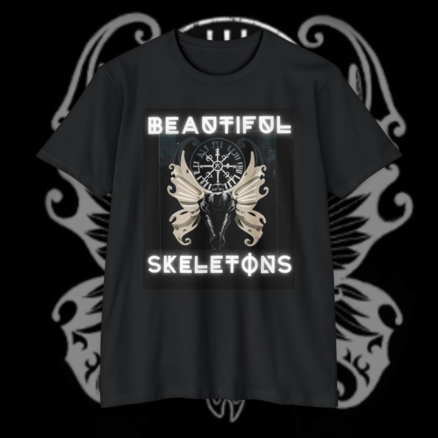 Beautiful Skeleton Moth Man Unisex T-shirt