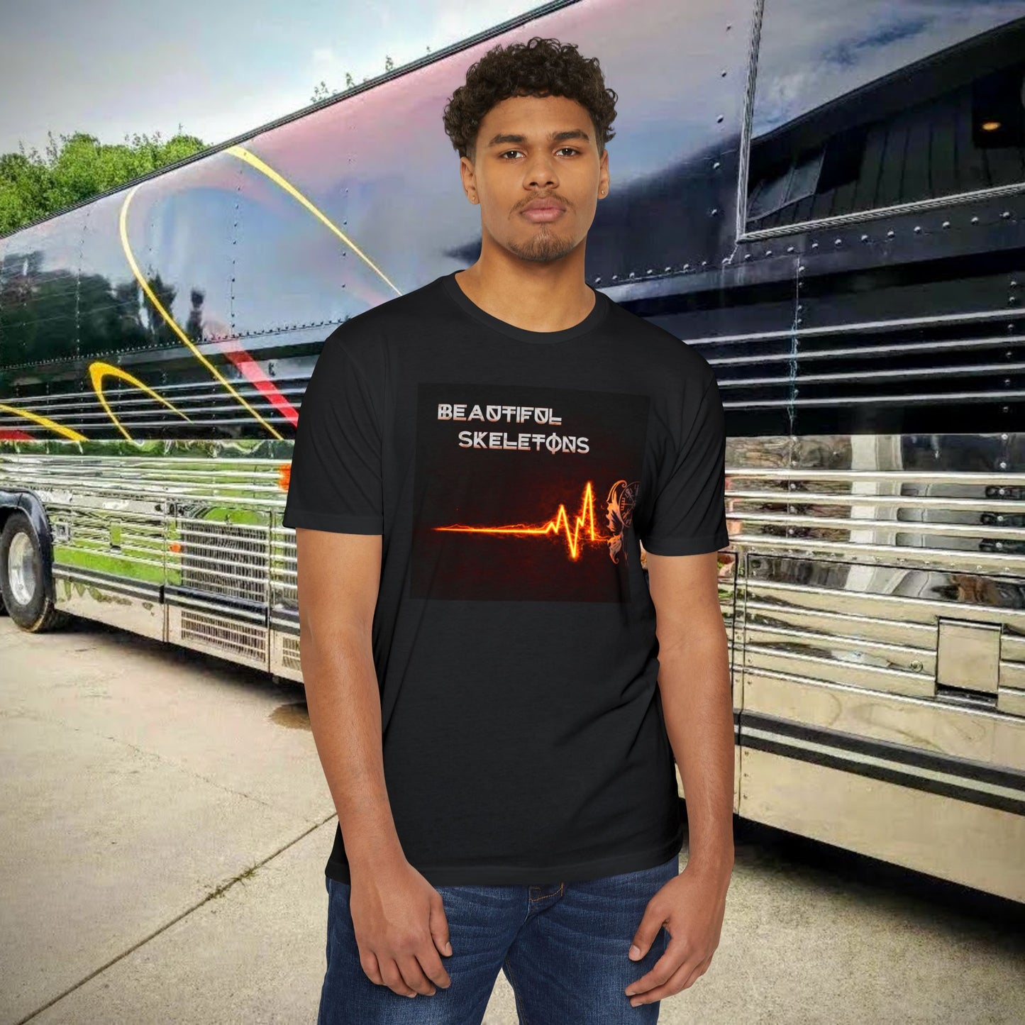 Pulse Line Scar  Unisex T-shirt
