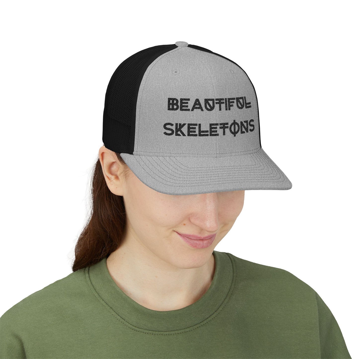 Beautiful Skeletons Snapback Trucker Hat