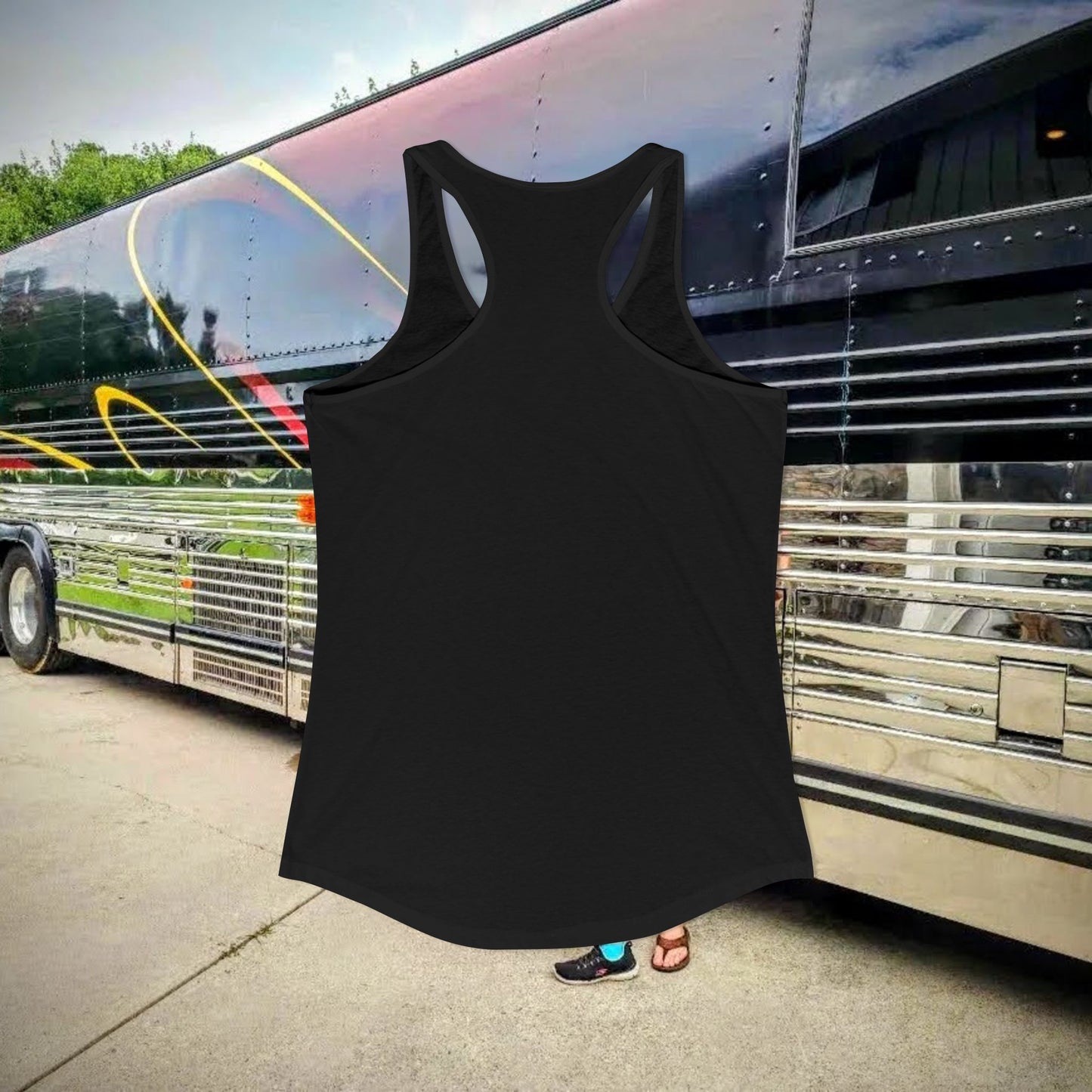 NEW! 'Running Cold'  Beautiful Skeletons Women's Racerback Tank