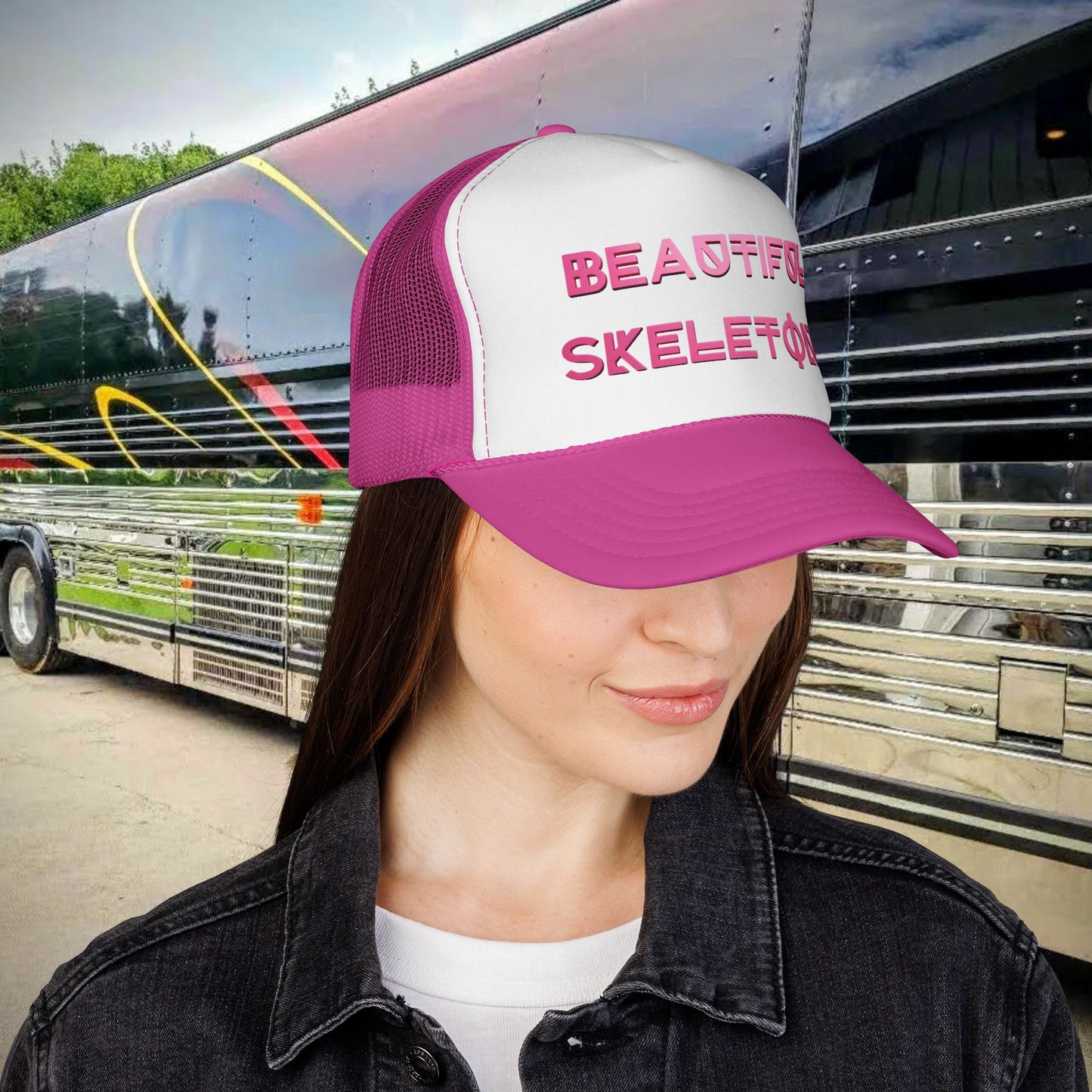Skelly Mesh Trucker Hat