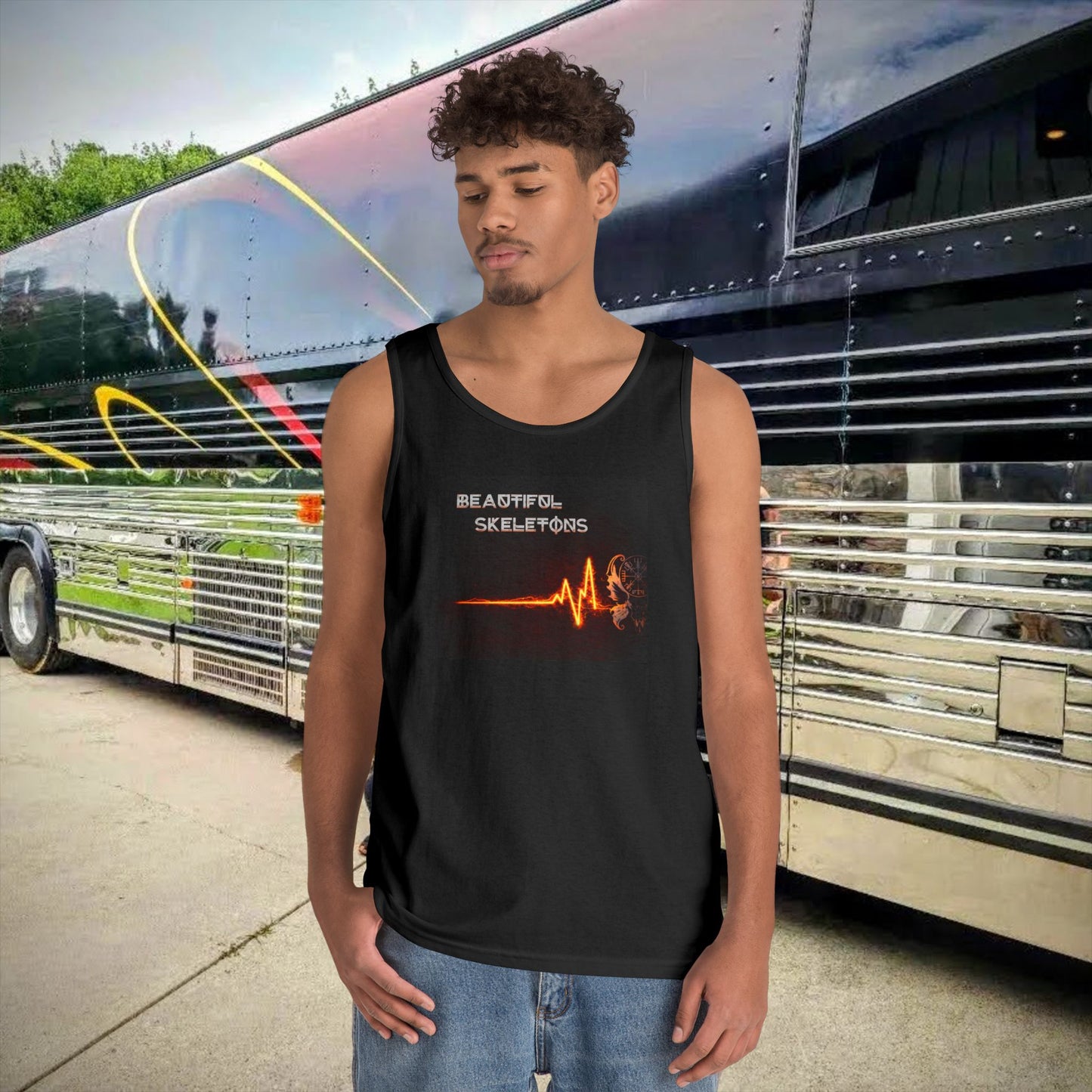 Pulse Line Scar - Unisex Tank Top