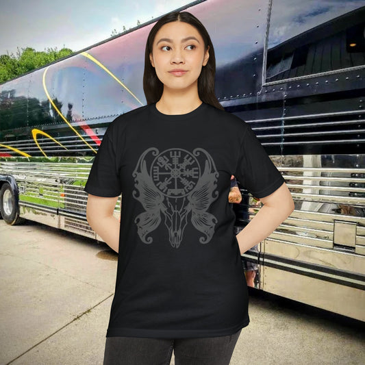 Grey compass Unisex T-shirt