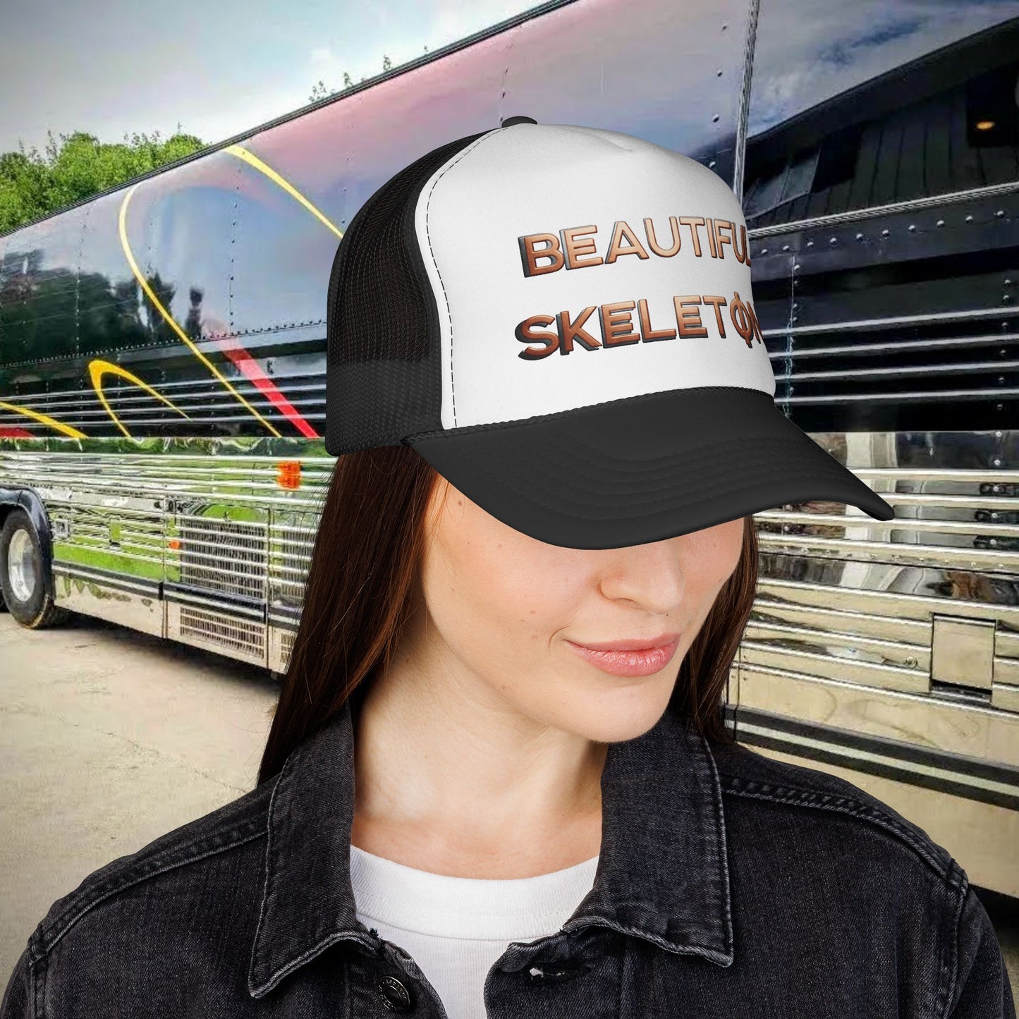 Skelly Mesh Trucker Hat
