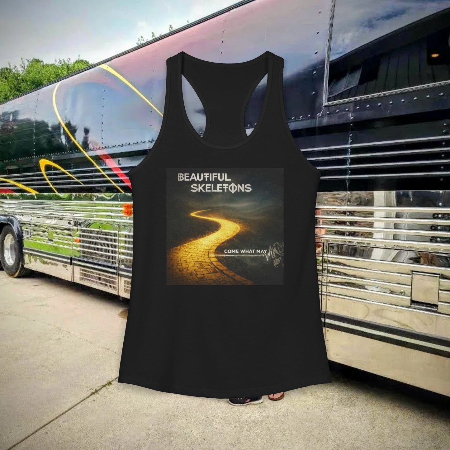 Come what may - Women's Racerback Tank