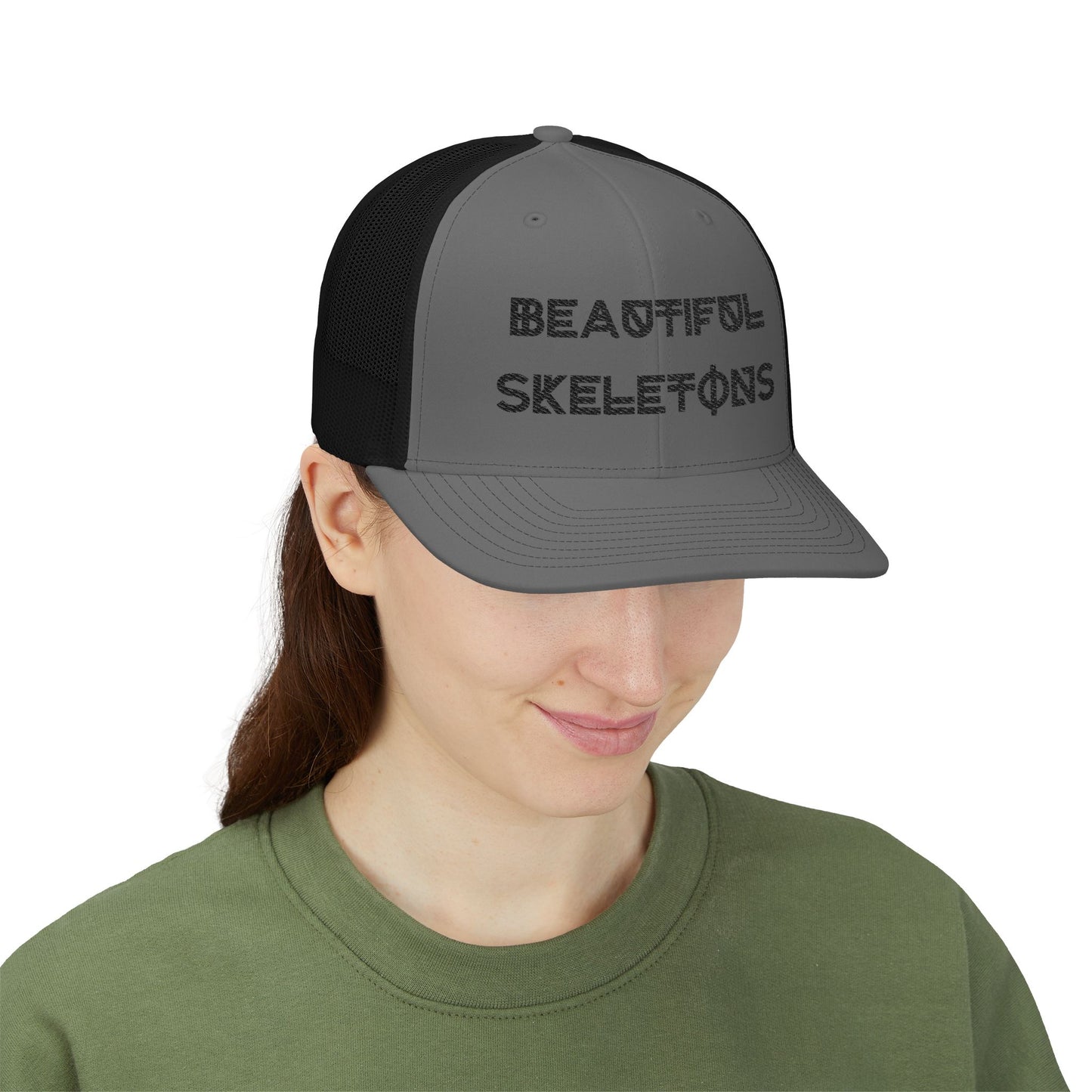 Beautiful Skeletons Snapback Trucker Hat