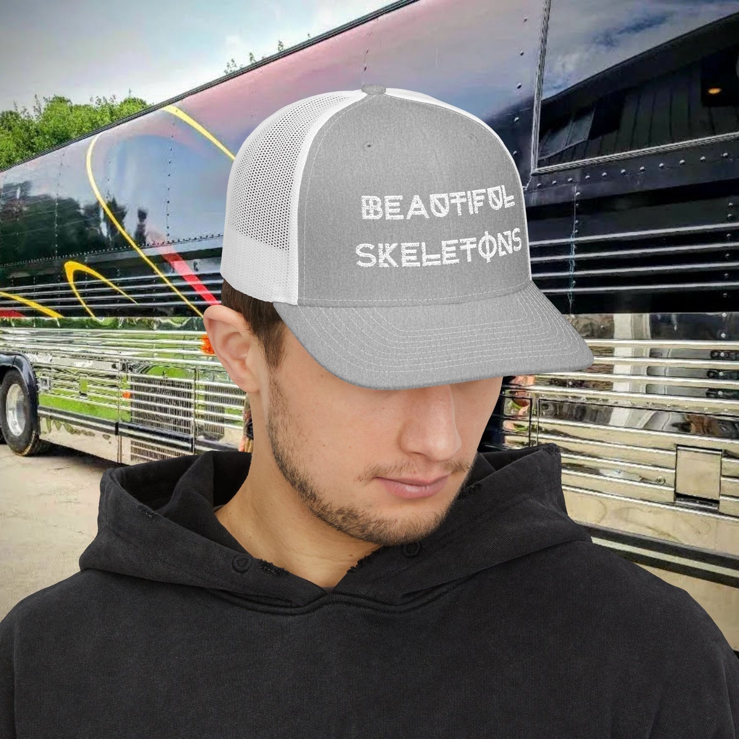 Beautiful Skeletons Embroidered  Cap
