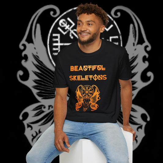 Beautiful Skeletons Orange logo T-Shirt