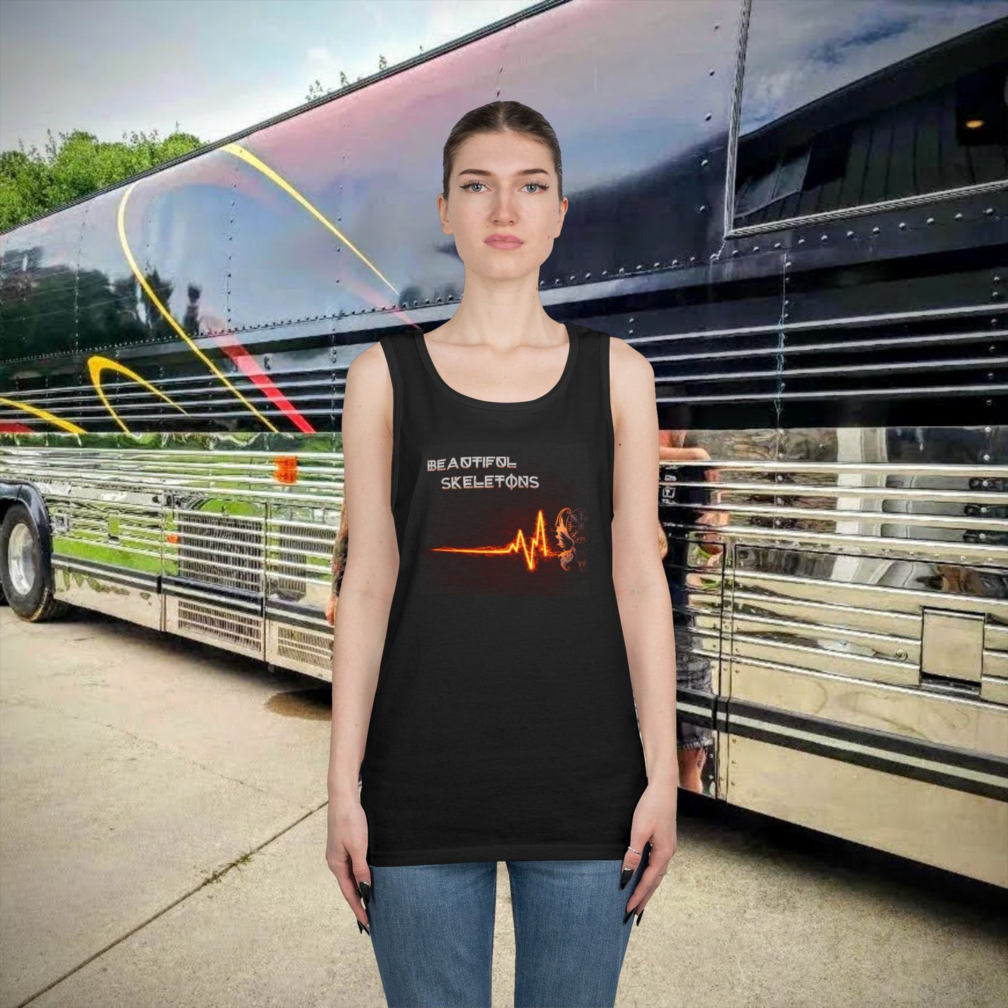 Pulse Line Scar - Unisex Tank Top