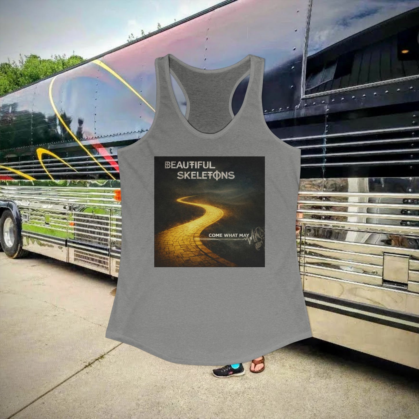 Come what may - Women's Racerback Tank
