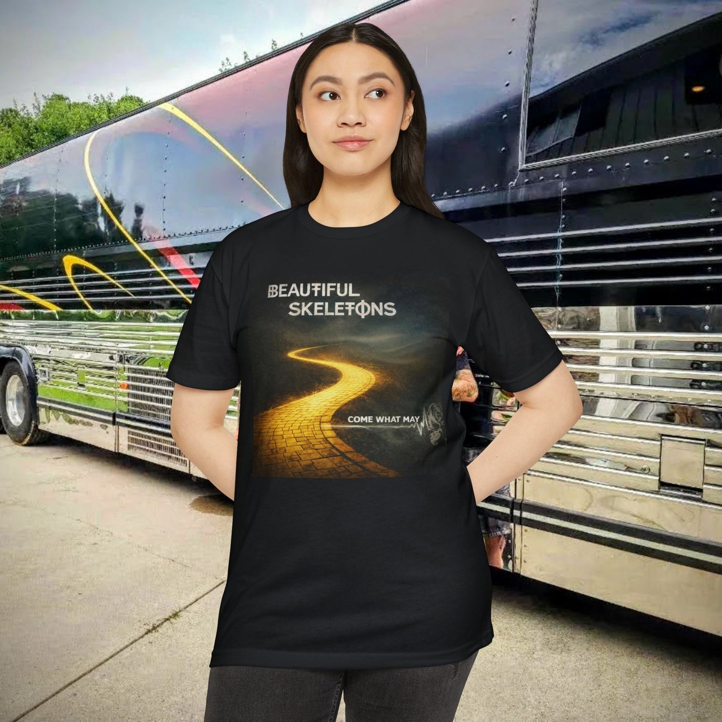 NEW! Beautiful Skeletons 'Come What May' T-Shirt