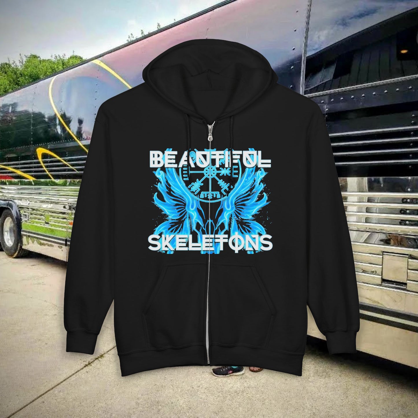 Beautiful Skeletons 2-Zip Hoodie