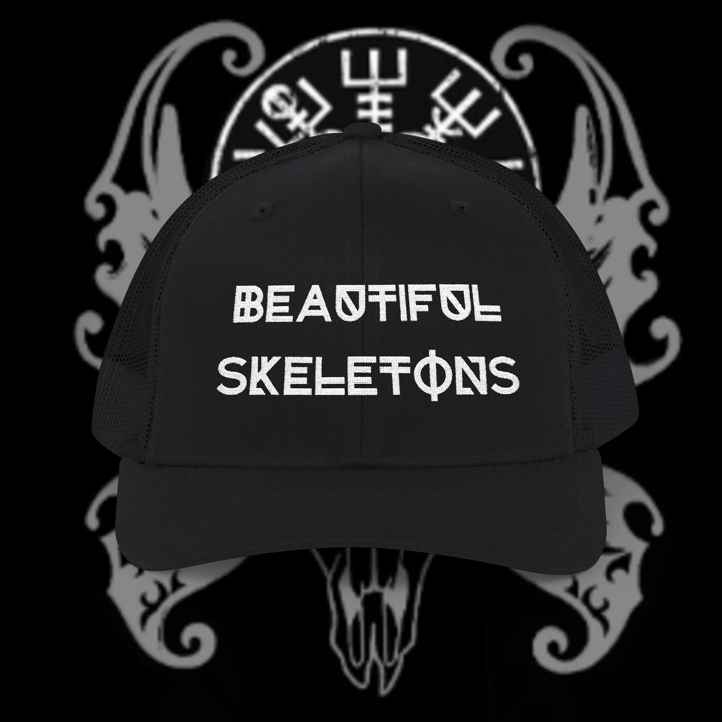 Beautiful Skeletons Embroidered  Cap