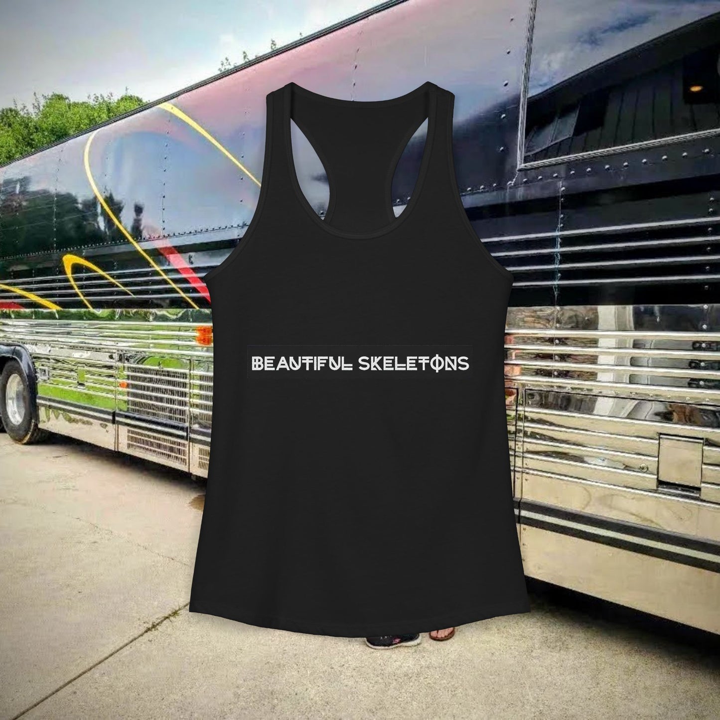 Beautiful Skeletons women's racer-back tank