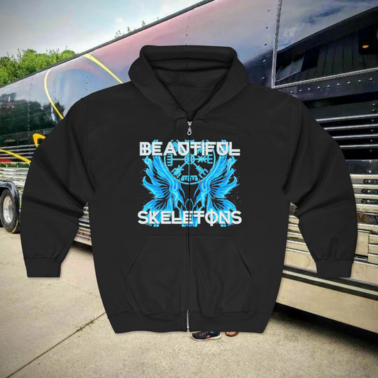 Beautiful Skeletons 2-Zip Hoodie