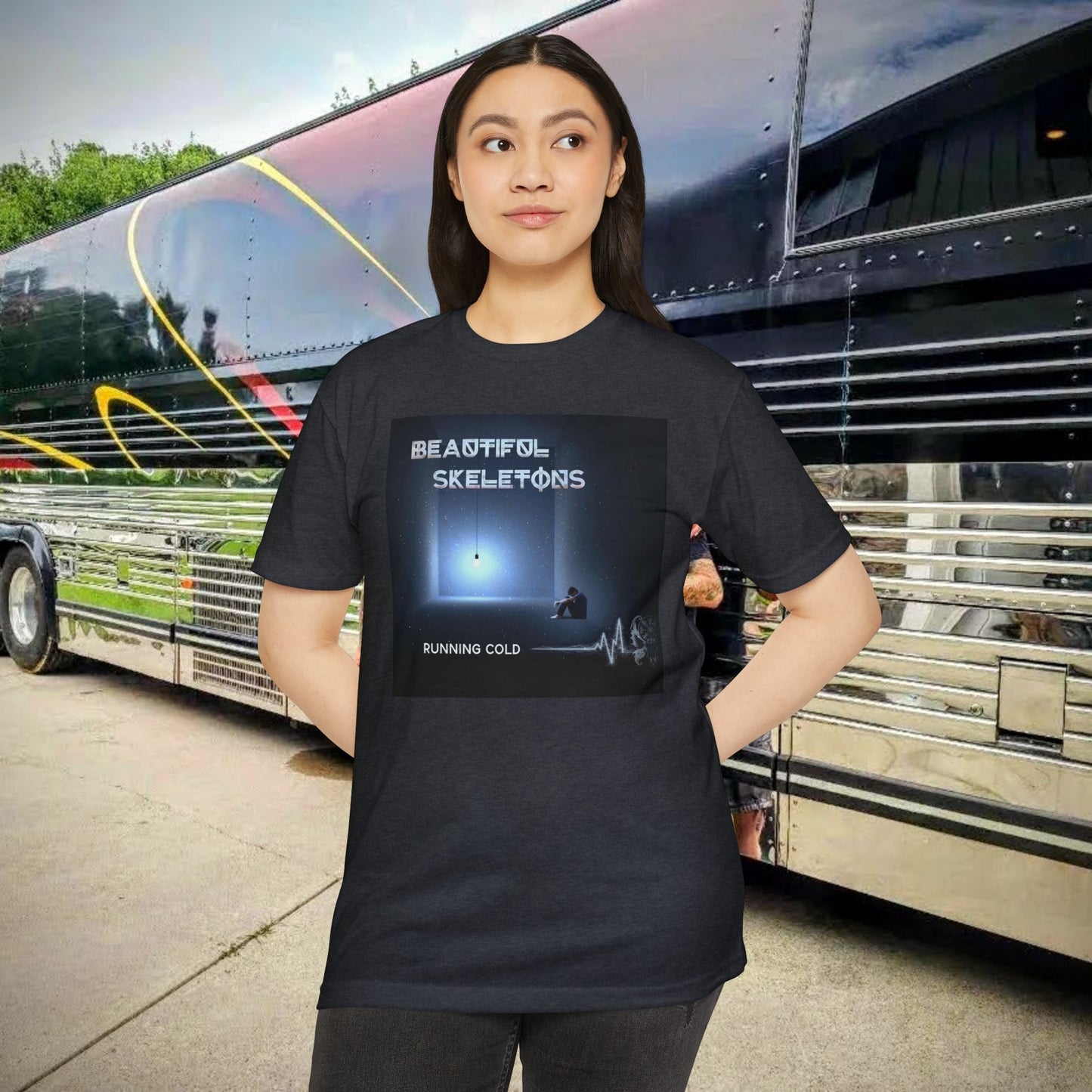 NEW! 'Running Cold'  Beautiful Skeletons T-Shirt