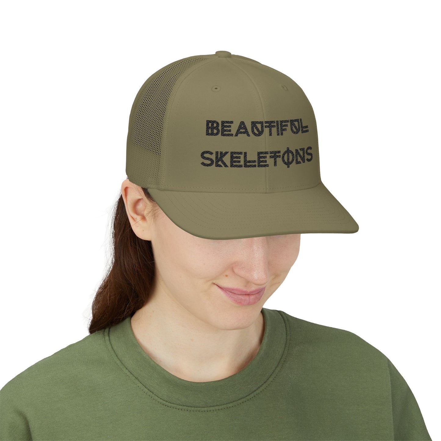 Beautiful Skeletons Snapback Trucker Hat